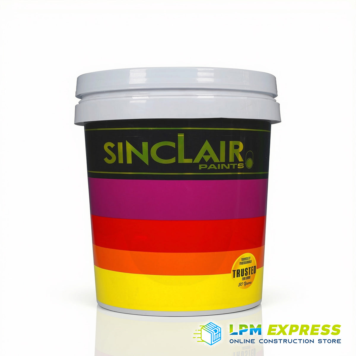 Sinclair Semi-Gloss Latex Paint White 100% Acrylic
