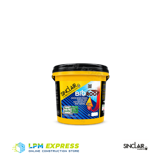Sinclair BioRoof roof coating container