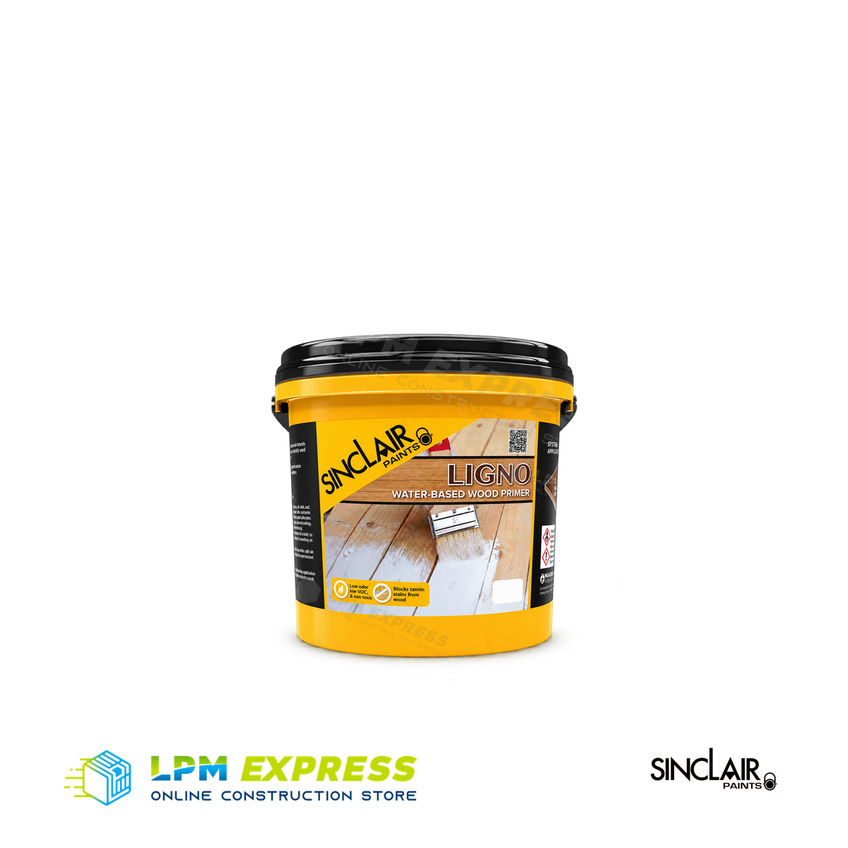 Sinclair Ligno Wood Primer 4L — Ligno primer pail