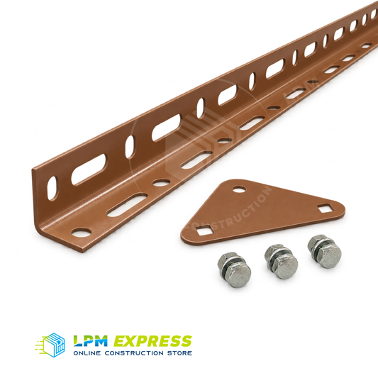 Slotted Angle Bars: 1 x 1 x 10ft
