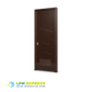 PVC Door with Jamb – Dark Brown — louvered dark brown door