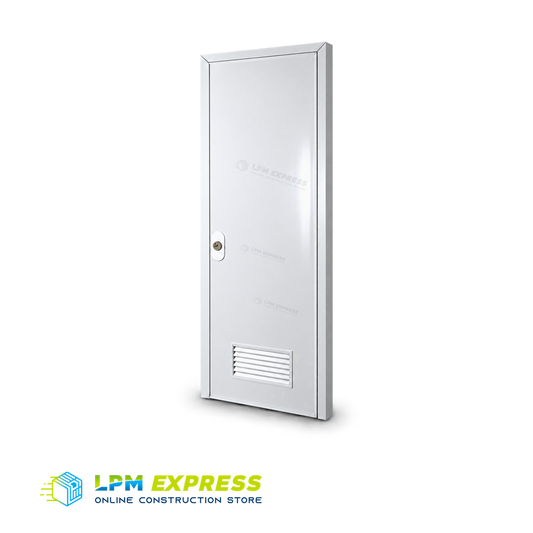 Upson PVC Door with Jamb – White Special Size — louvered white door
