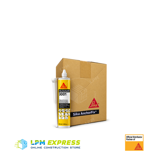 Sika AnchorFix-3001 cartridge and carton