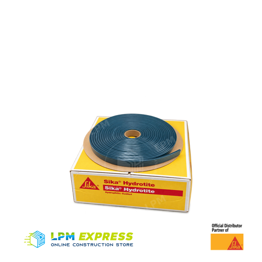 Sika Hydrotite CJ Swellable Waterstop — waterstop roll and carton