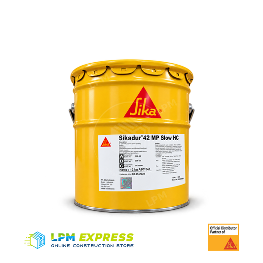 Sikadur 42 MP Slow Epoxy Grout 12kg — 12kg epoxy grout packaging