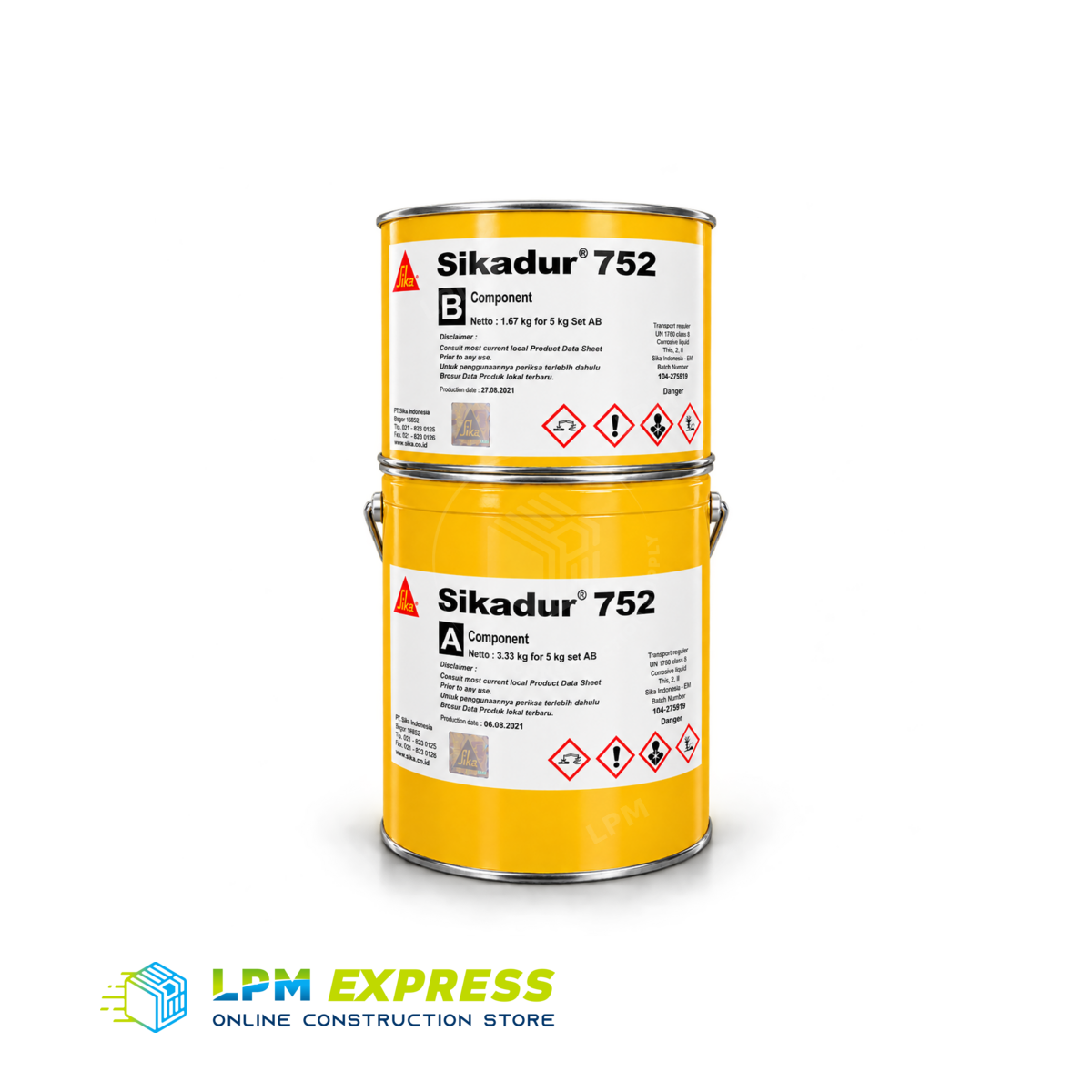 Sikadur 752 Injection Resin 5kg — 5kg injection resin set