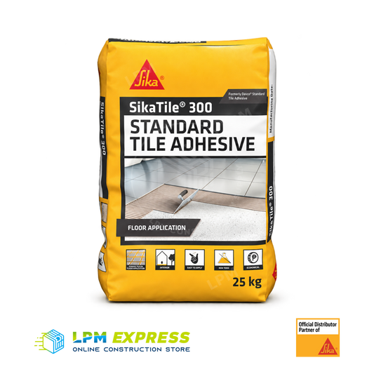 SikaTile 300 Standard Tile Adhesive — 25kg adhesive bag