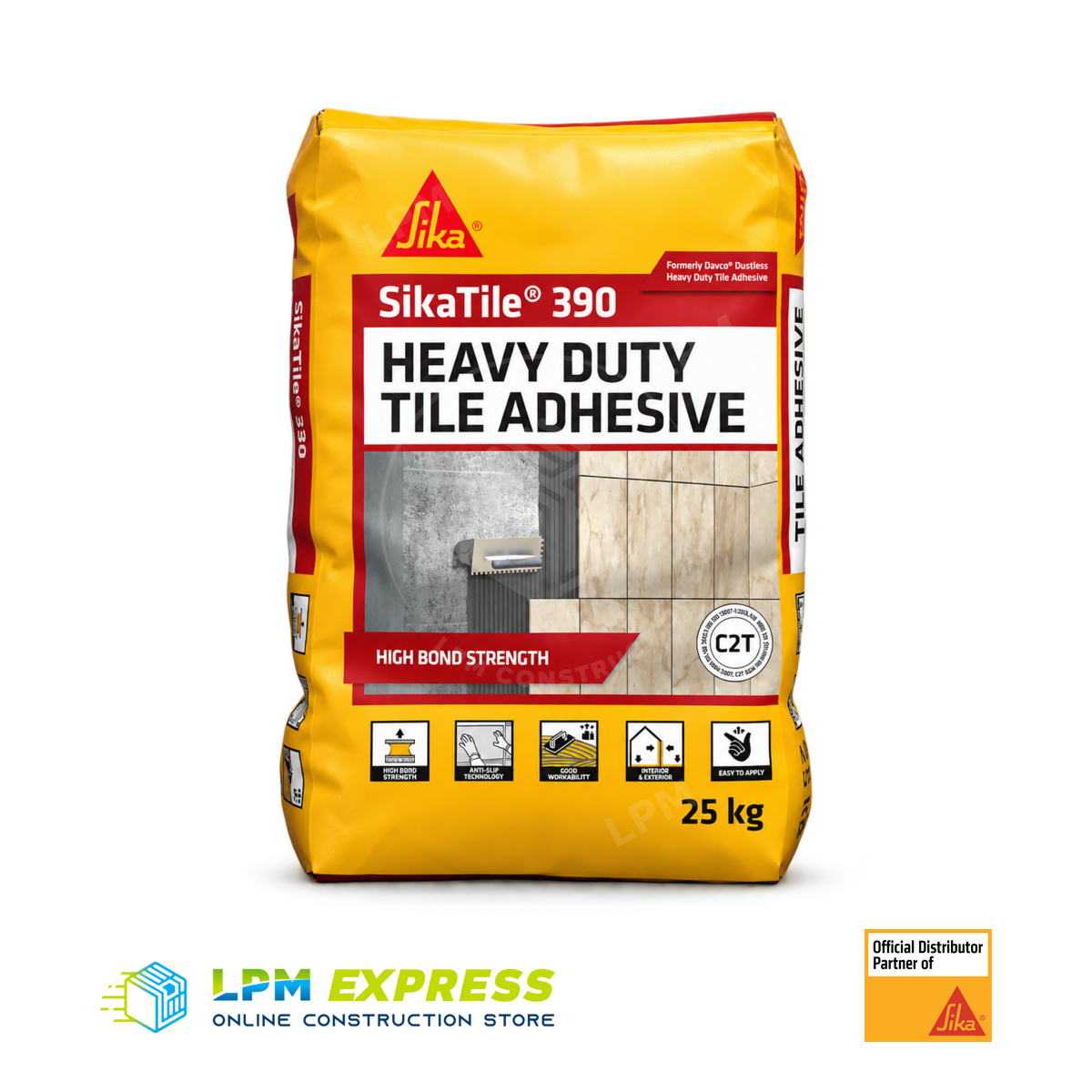 SikaTile-390 tile adhesive bag