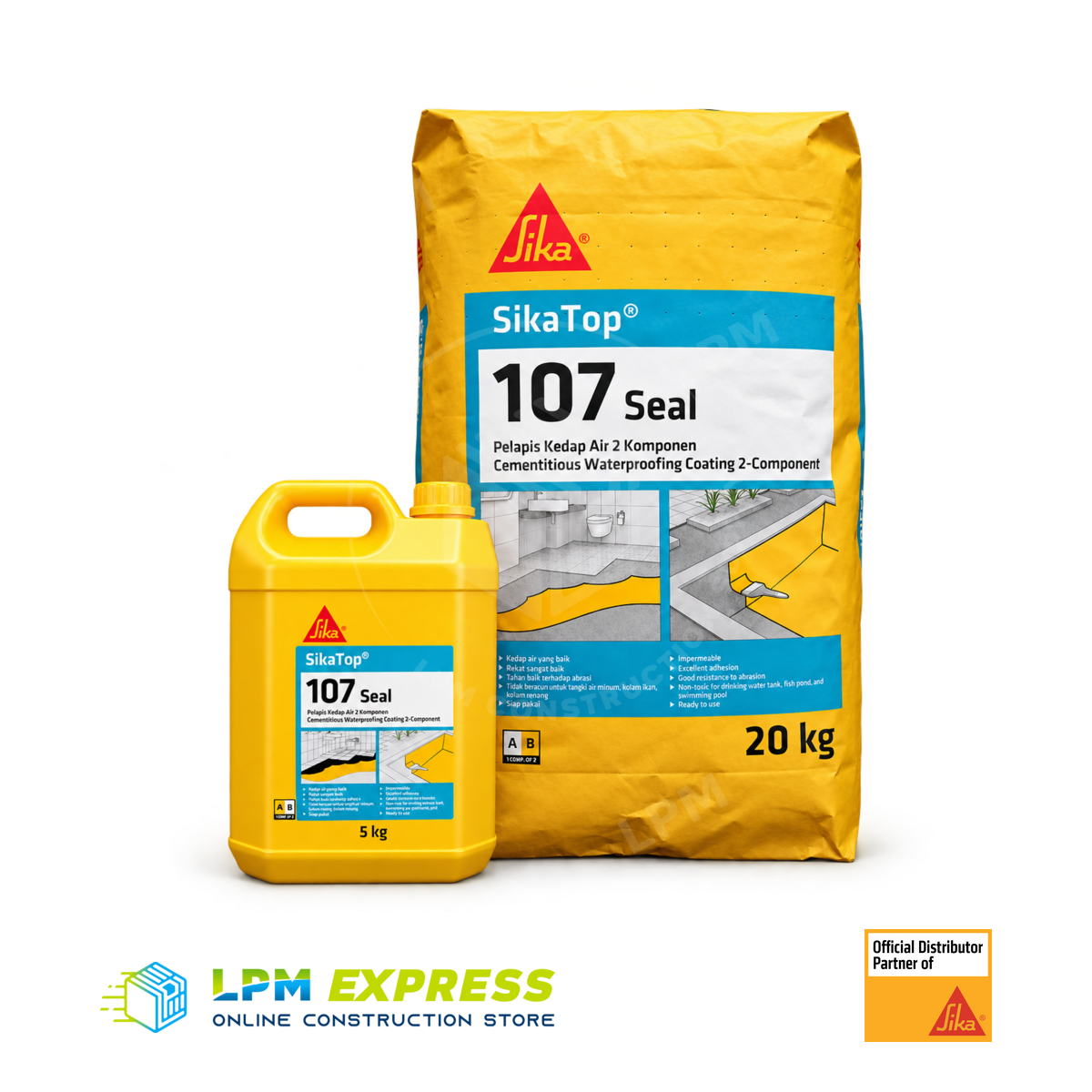 SikaTop 107 Seal PH — 25kg two-component set
