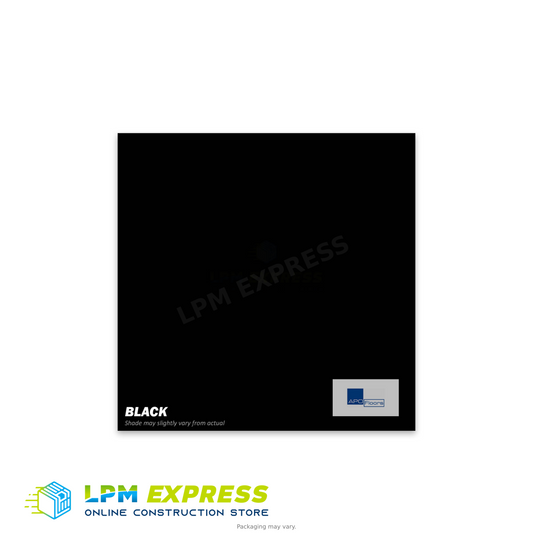 Black vinyl flooring colour sample