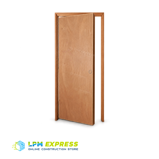 Wooden Flush Door with Jamb Set — flush door and wooden jamb